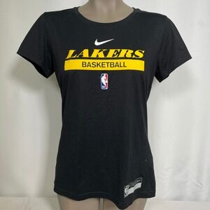 Los Angeles Lakers NBA Basketball Nike Dri-FIT Practice T-Shirt Women's MEDIUM